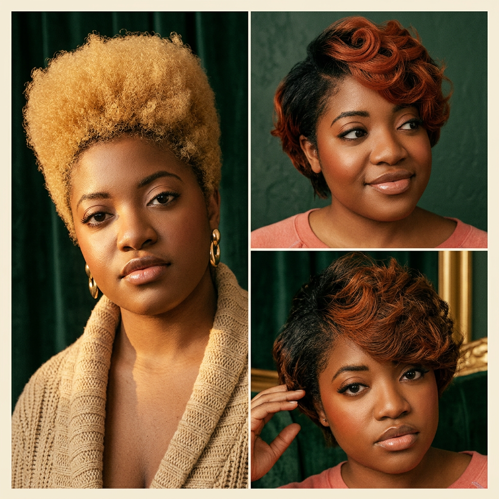 Blowout and color styling by Def Steph's Hair Studio